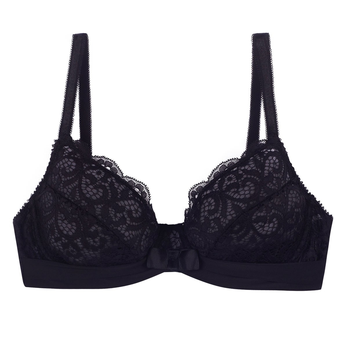 Soutien-gorge à armatures noir Innocente