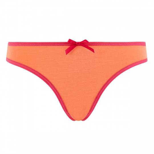 Lot de 3 slips girl blanc, mandarine & fuchsia Summer