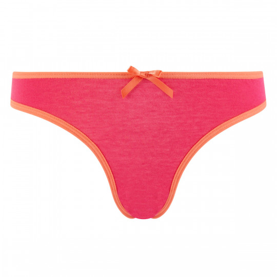 Lot de 3 slips girl blanc, mandarine & fuchsia Summer