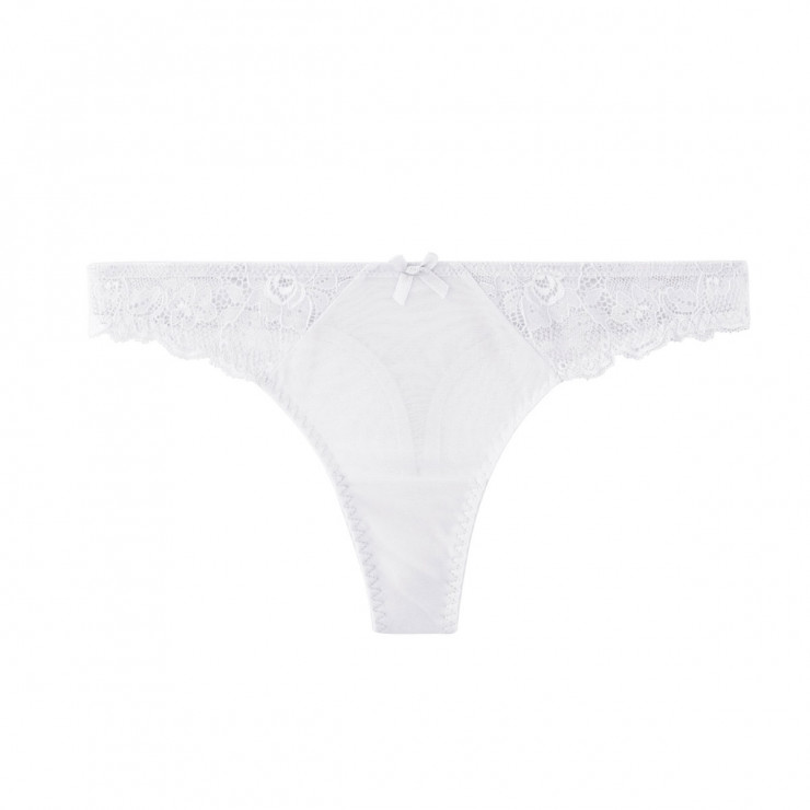 String blanc Séduisante