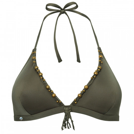 Haut de maillot triangle kaki Hippies by Brigitte Bardot