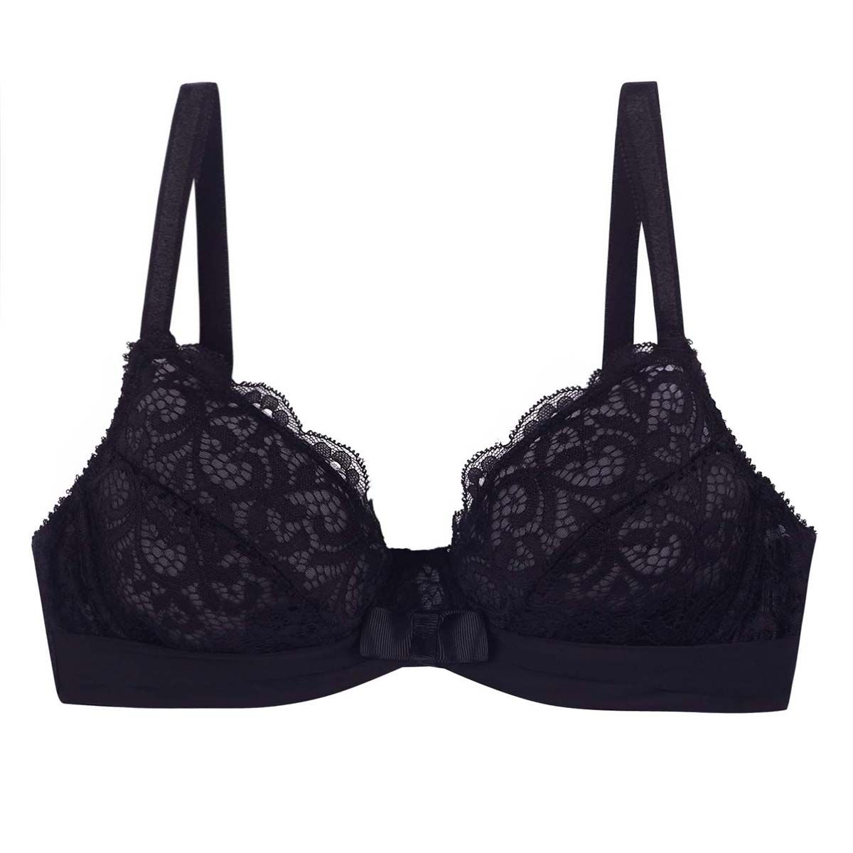 Soutien-gorge emboitant bonnets C, D et E noir Innocente - Pomm'Poire - Modalova