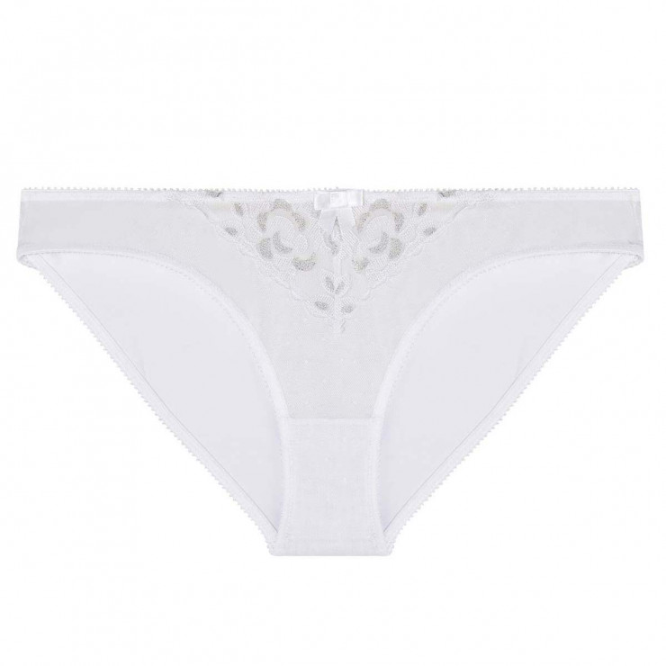 Slip blanc/argent Décalcomanie