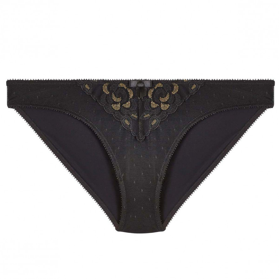 Slip noir/or Décalcomanie