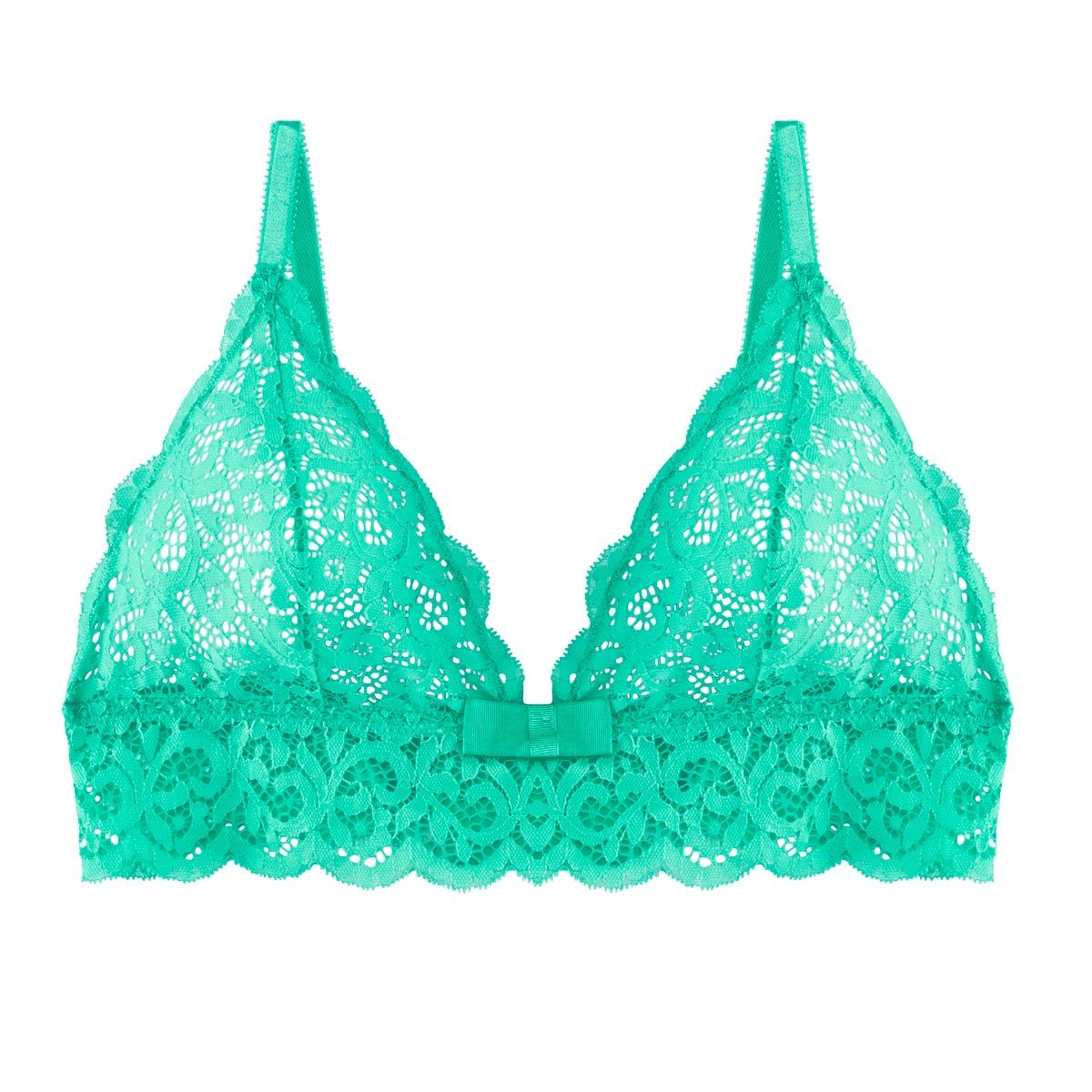 Soutien-gorge triangle sans armatures menthe Innocente - Pomm'Poire - Modalova