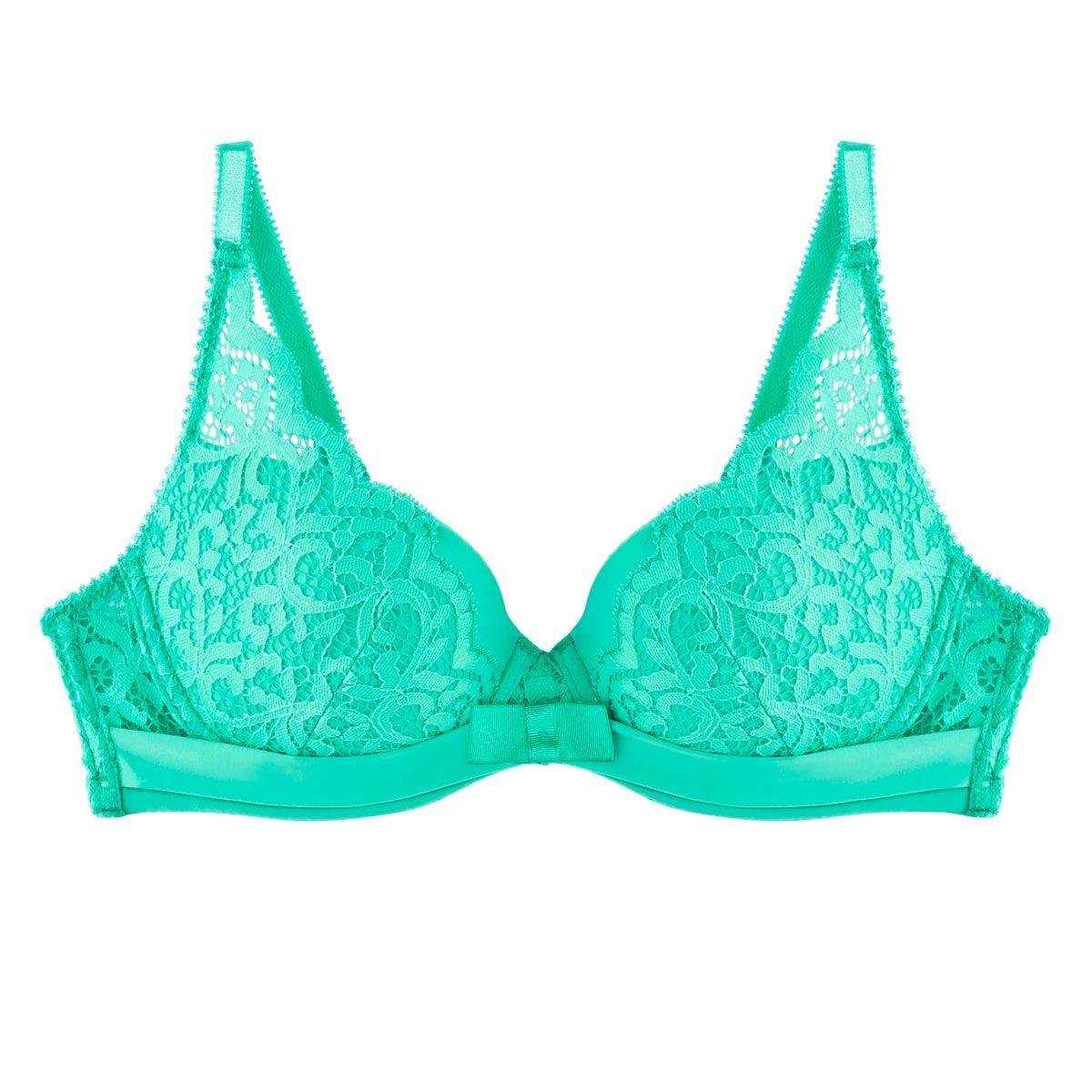 Soutien-gorge ampliforme coque moulée menthe Innocente - Pomm'Poire - Modalova
