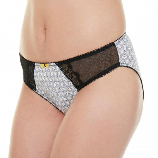 Slip noir/jaune Kiwi