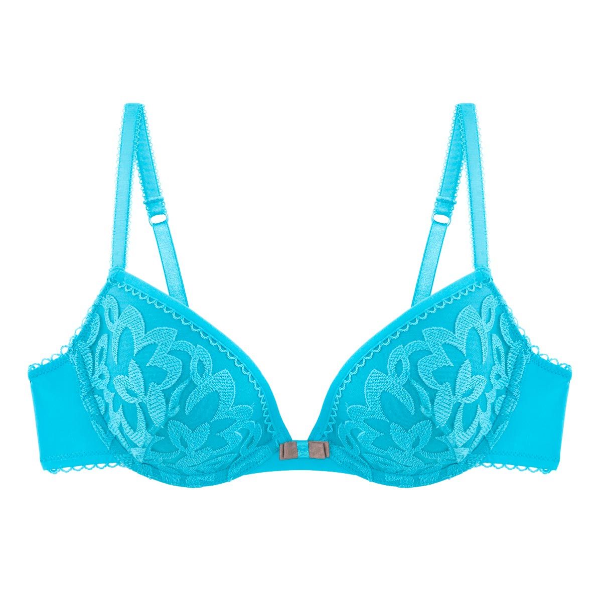 Soutien-gorge ampliforme coque moulée turquoise Sirène - Pomm'Poire - Modalova