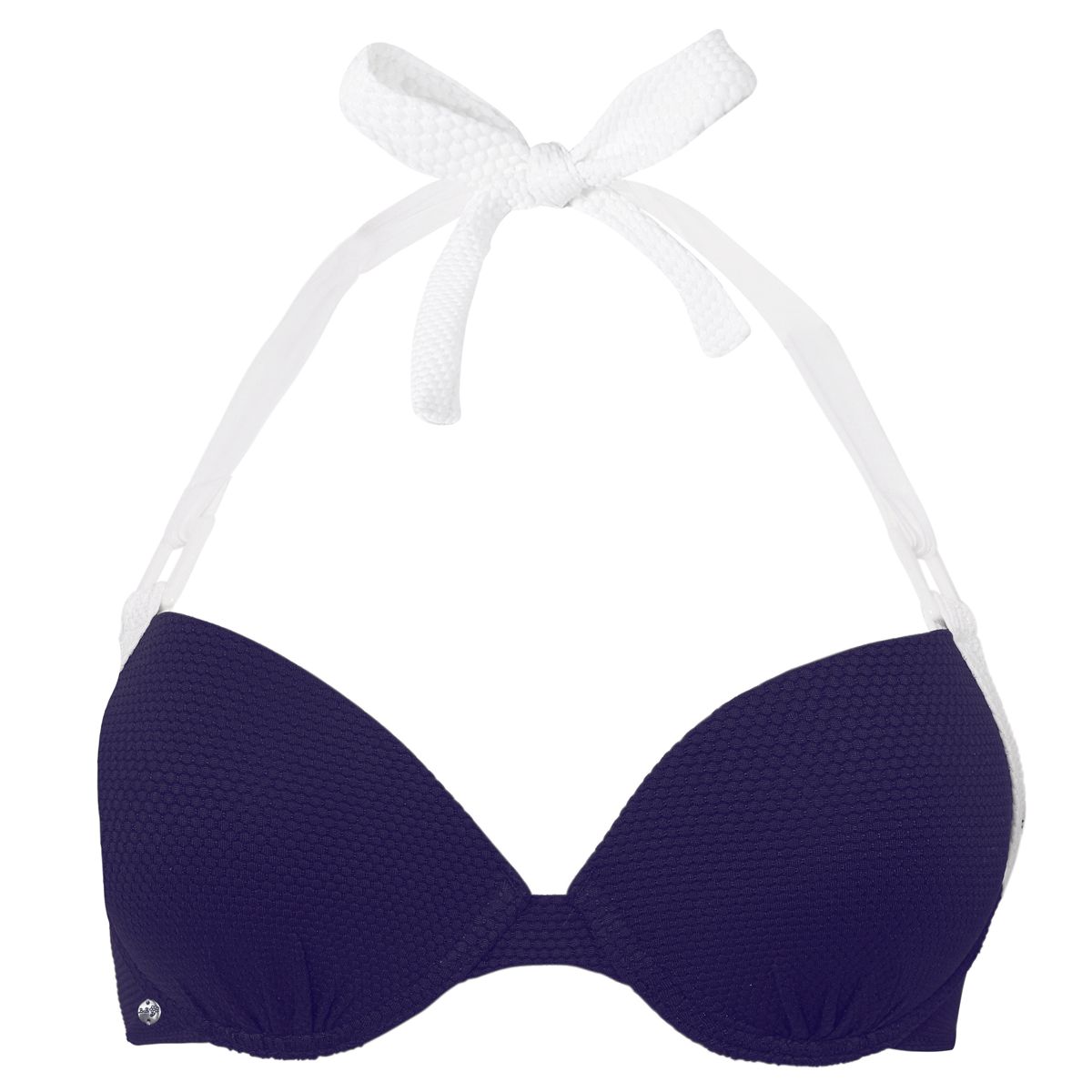 Haut de maillot push-up bleu marine Yéyé by Brigitte Bardot - Pomm'Poire - Modalova