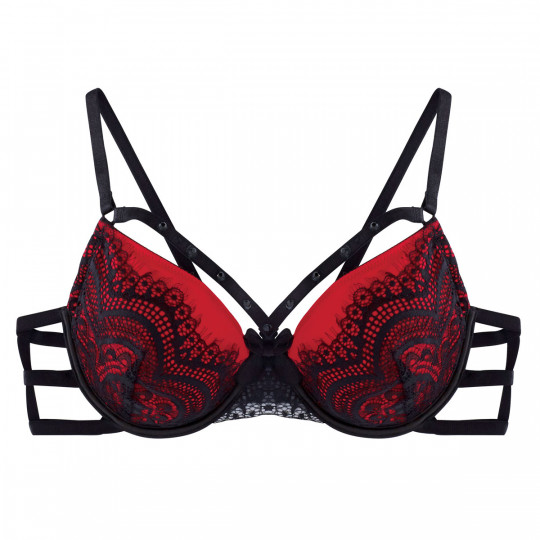 soutien gorge rouge gorge