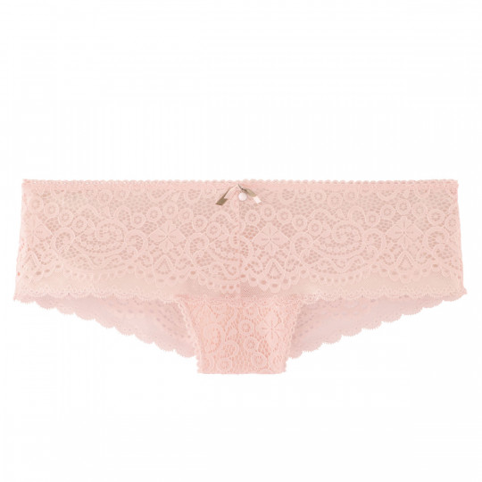 Shorty tanga rose poudre Tapageuse