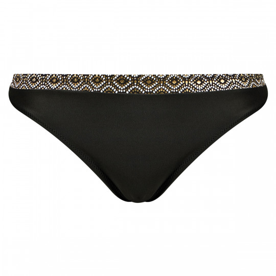 Slip de bain noir/or Villa by Brigitte Bardot