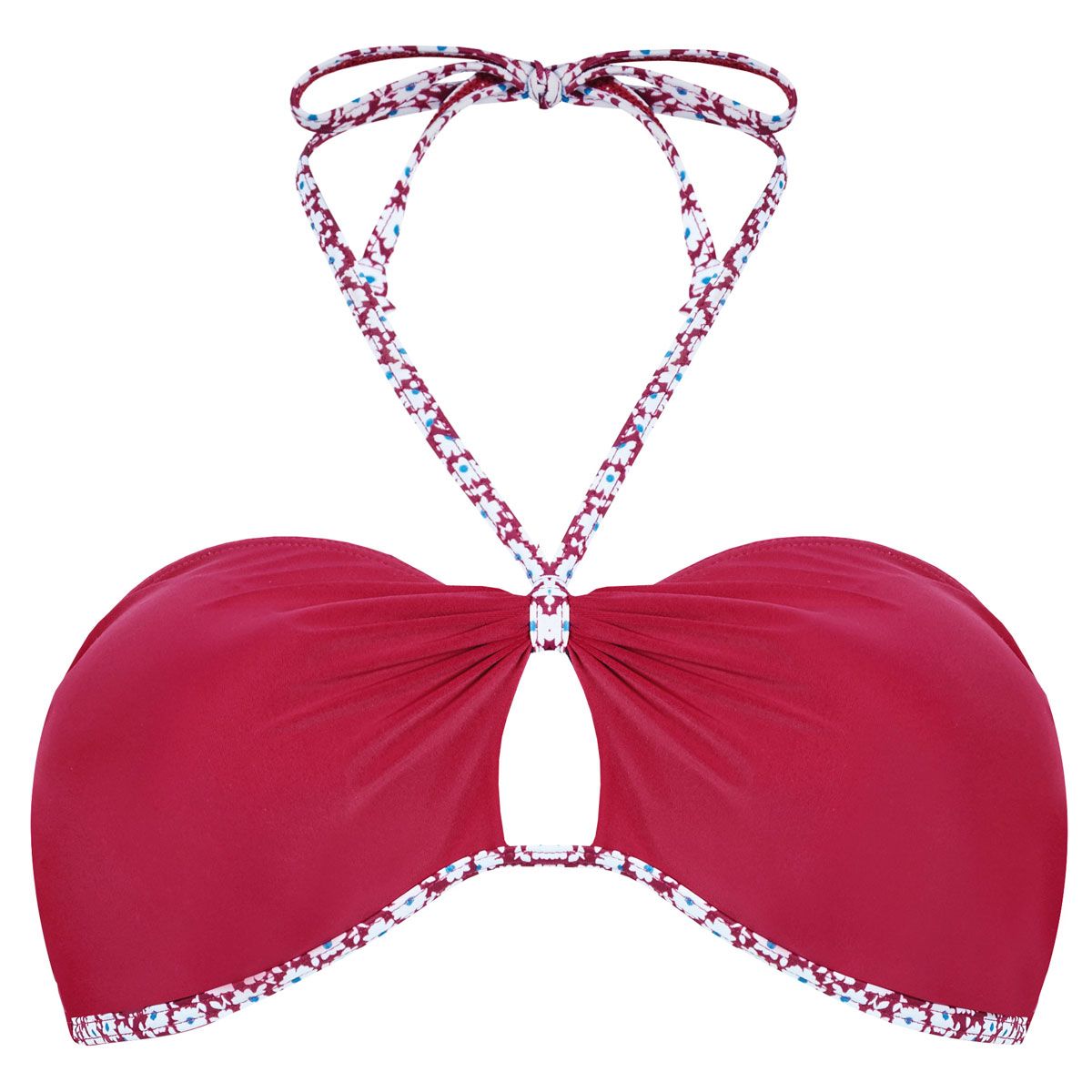 Haut de maillot bandeau bordeaux/ivoire Marguerite by Brigitte Bardot - Pomm'Poire - Modalova