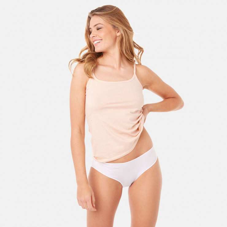 Culotte microfibre blanche