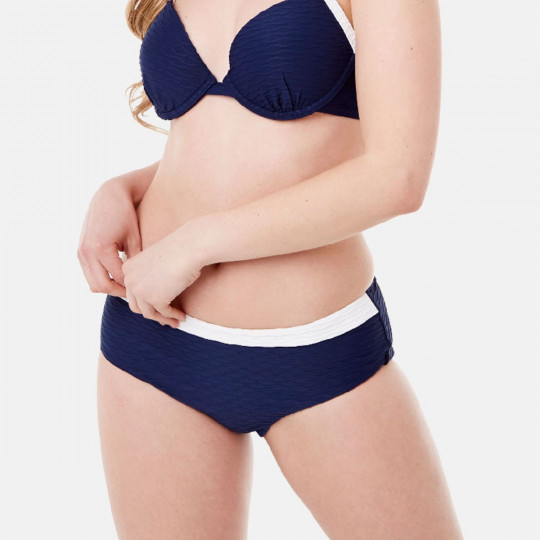 Shorty de bain marine/ivoire Idole by Brigitte Bardot