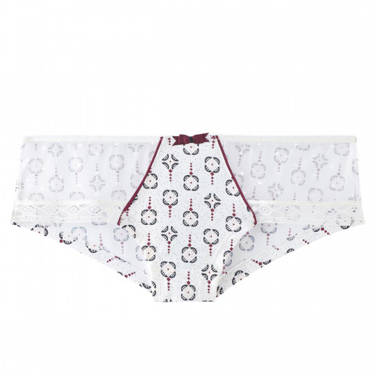 Shorty ivoire/bordeaux Aquatik