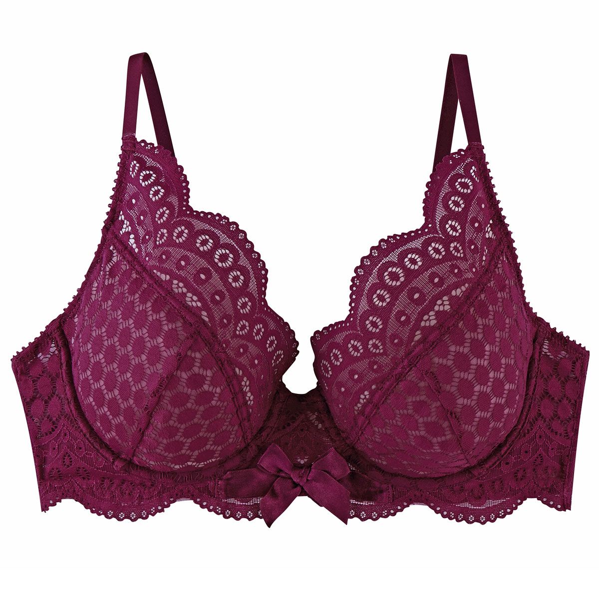 Soutien-gorge corbeille bordeaux Valentine - Pomm'Poire - Modalova