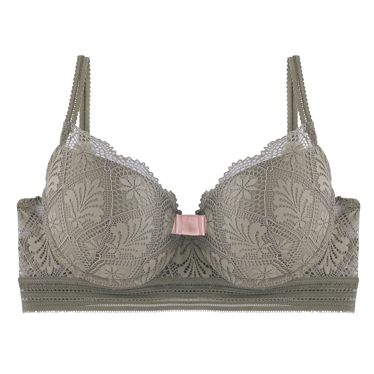 Pomm'Poire Soutien-gorge ampliforme coque moulée kaki Love Power