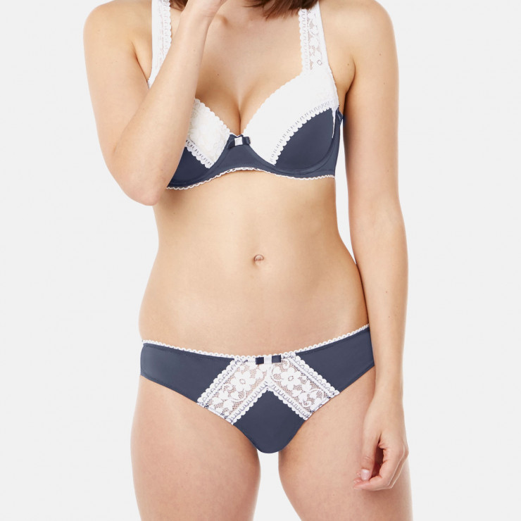 Tanga denim/ivoire Inédite
