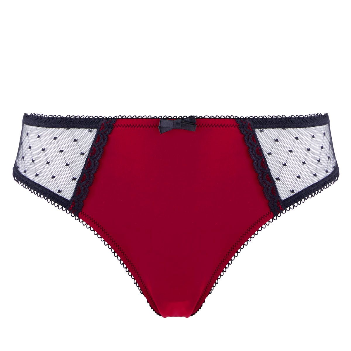 Slip maternité rouge/noir Tania