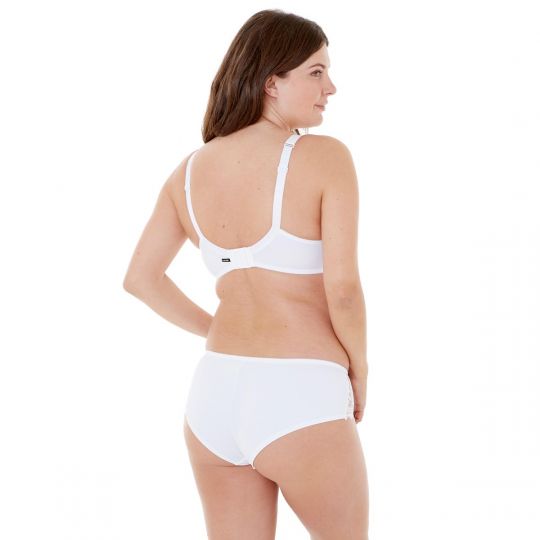 Shorty blanc Elena - vue 3