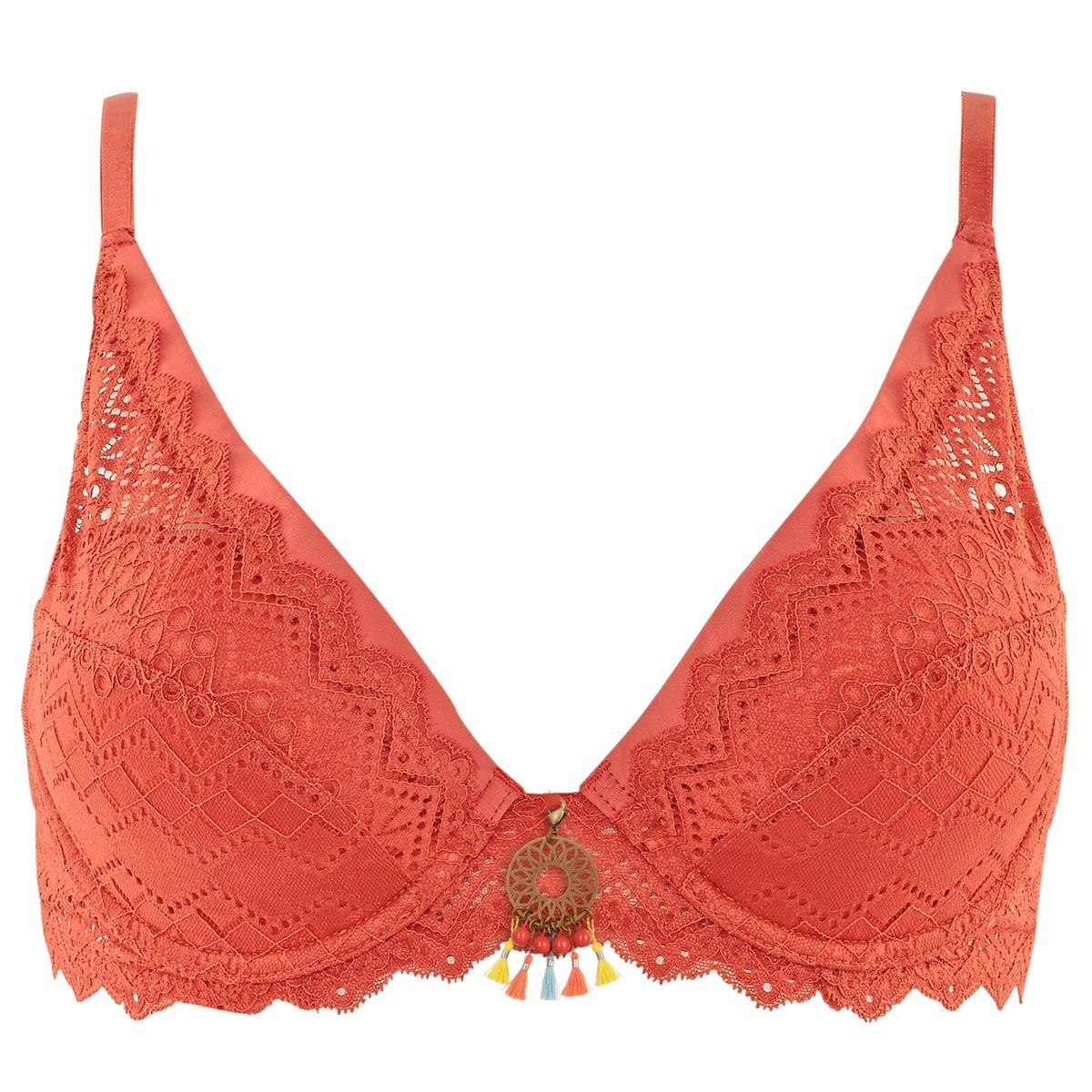 Soutien-gorge ampliforme coque moulée orange Aloha - Pomm'Poire - Modalova
