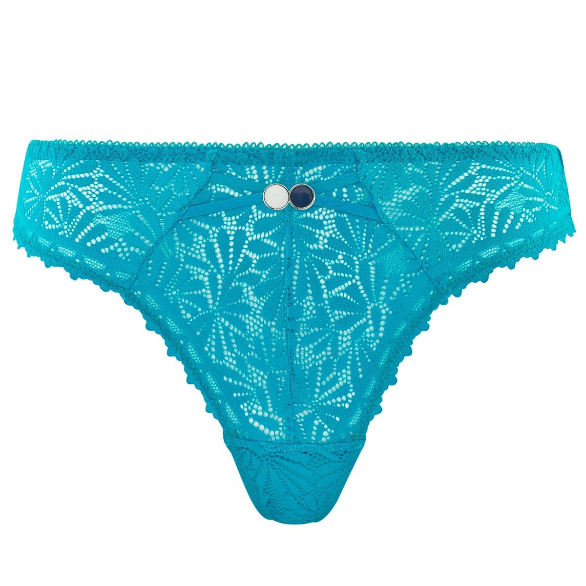 Tanga turquoise Check-In - Pomm'Poire - Modalova