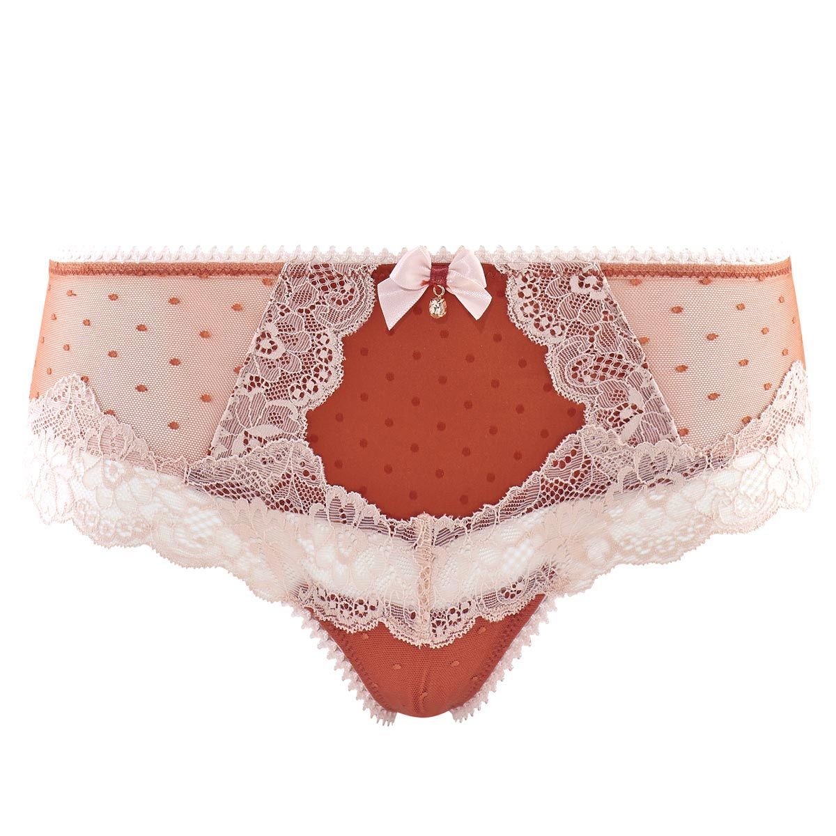 Shorty string cuivre/crème Calamity - Pomm'Poire - Modalova