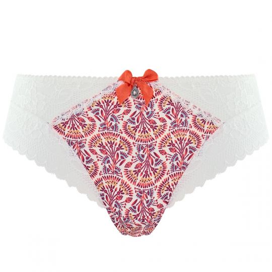 Shorty ivoire/orange Infini