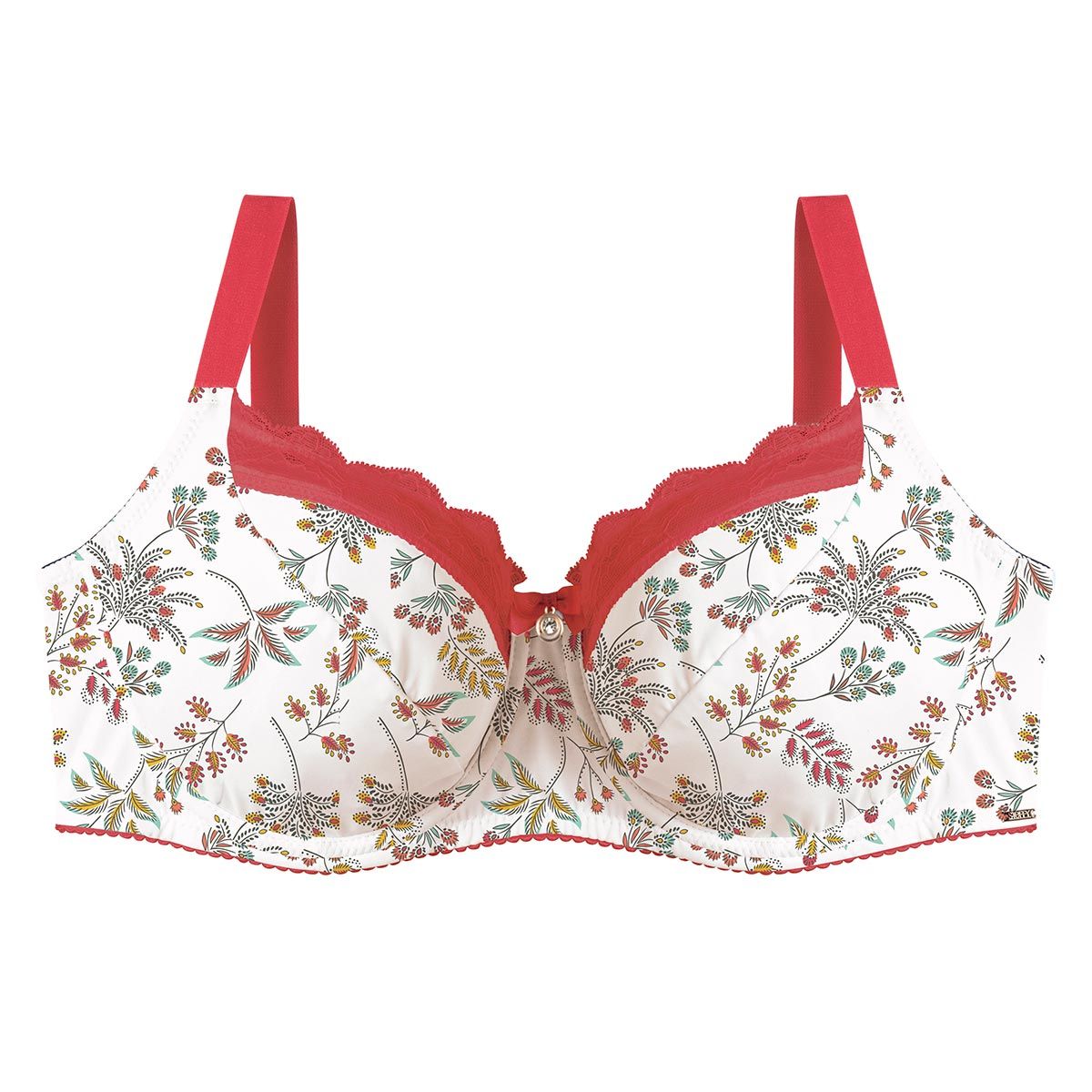 Soutien-gorge grand maintien ivoire/orange Insolente - Pomm'Poire - Modalova