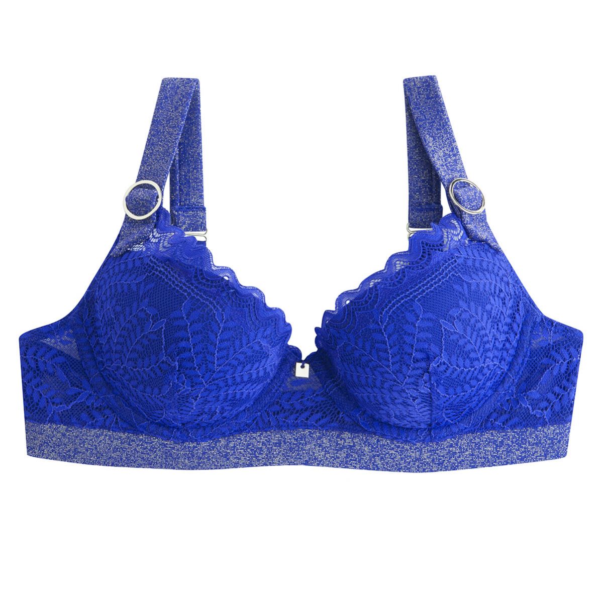 Soutien-gorge ampliforme coque moulée bleu Survoltée