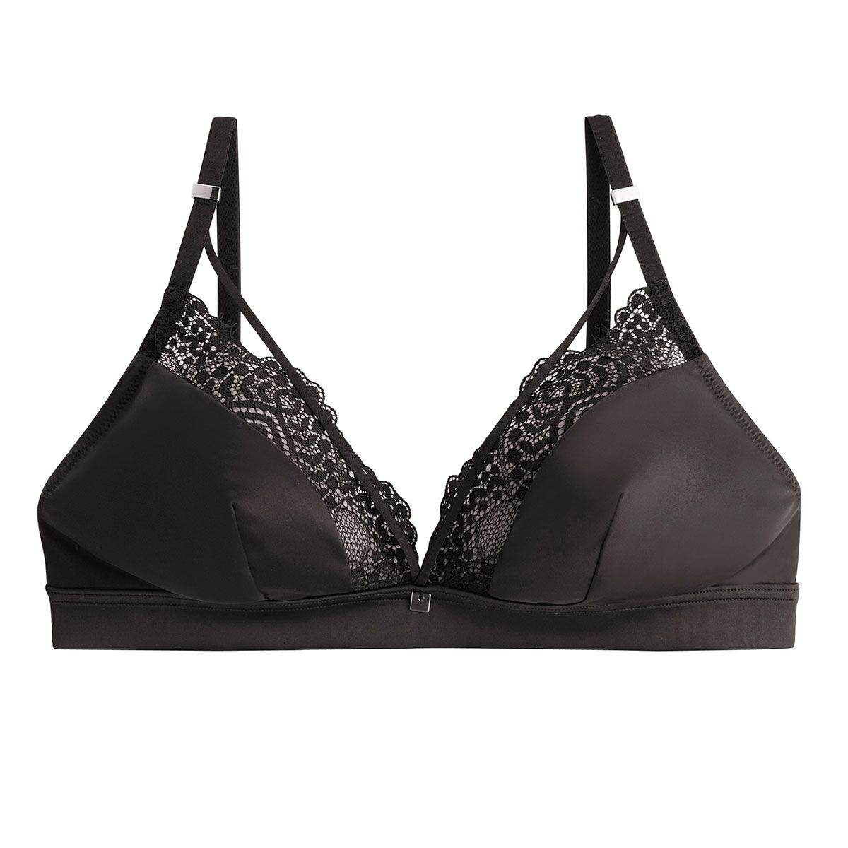 Pomm'Poire Soutien-gorge triangle sans armatures noir Effrontée