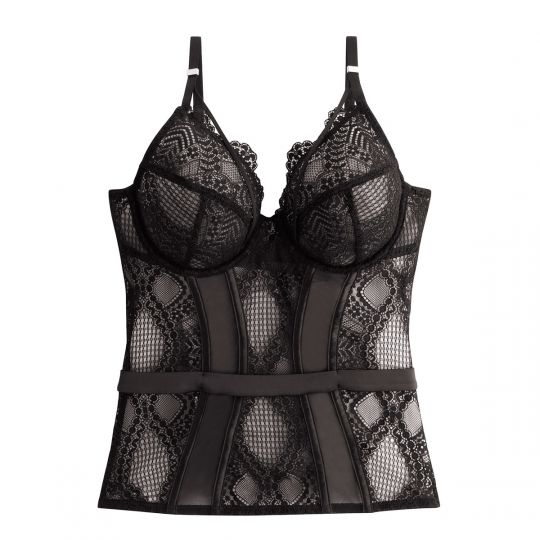 Corset noir Effrontée