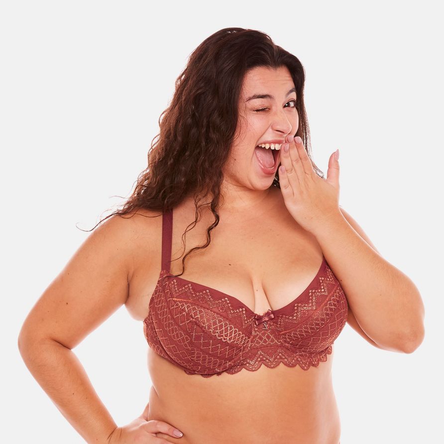 Soutien-gorge grand maintien caramel Espérance