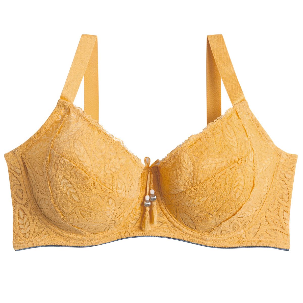 Soutien-gorge grand maintien jaune Zazie