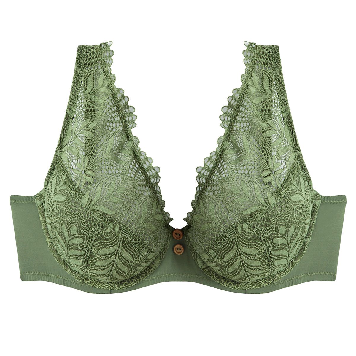 soutien-gorge foulard vert olive