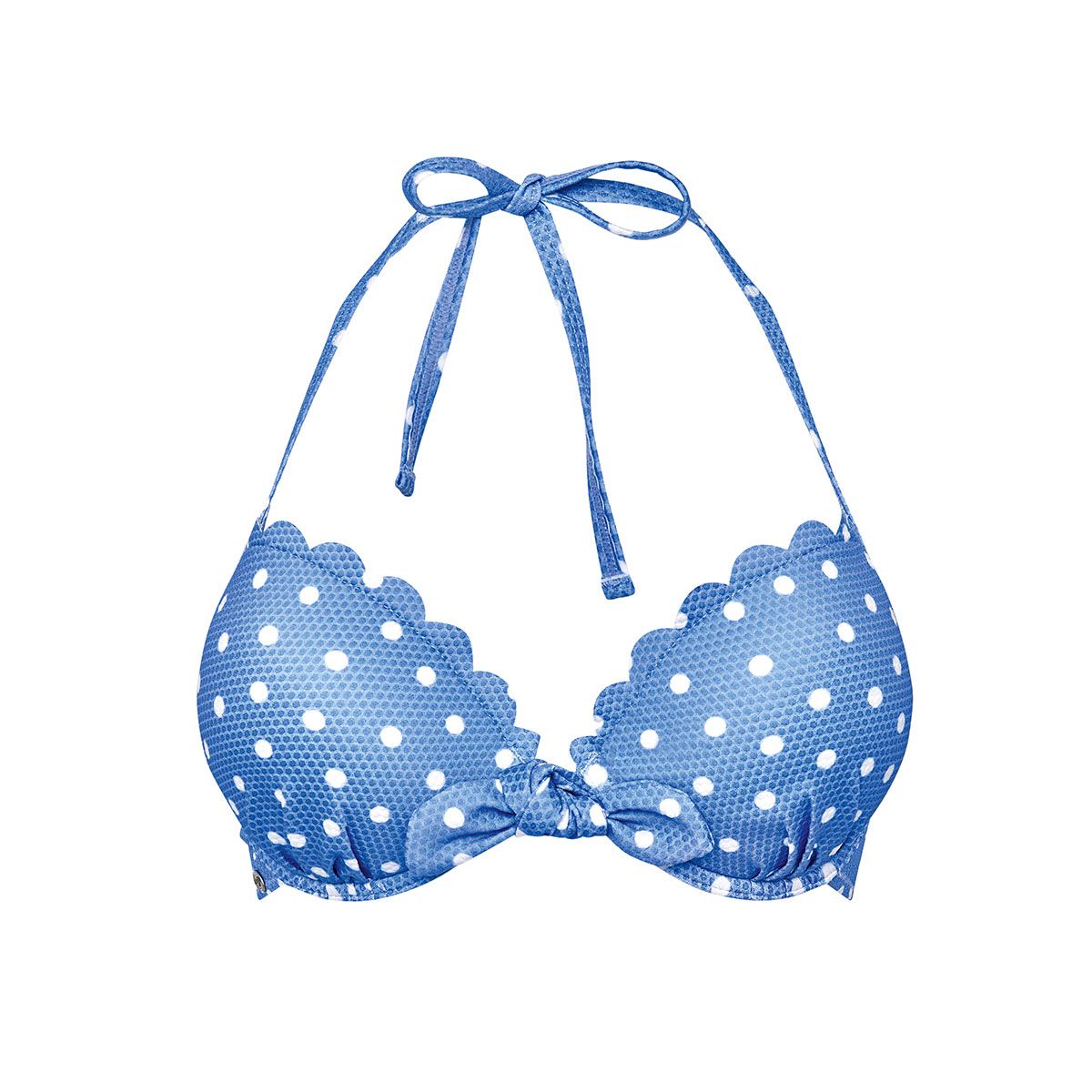 Haut de maillot push-up bleu Coquillage - Pomm'Poire - Modalova