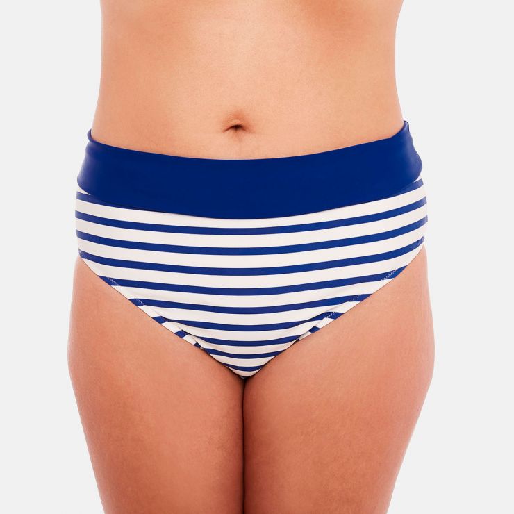 Culotte haute bleu Marinière