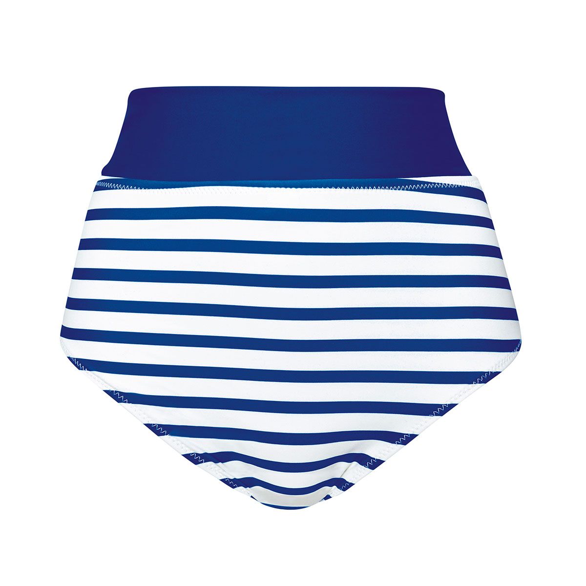 Culotte haute bleu Marinière