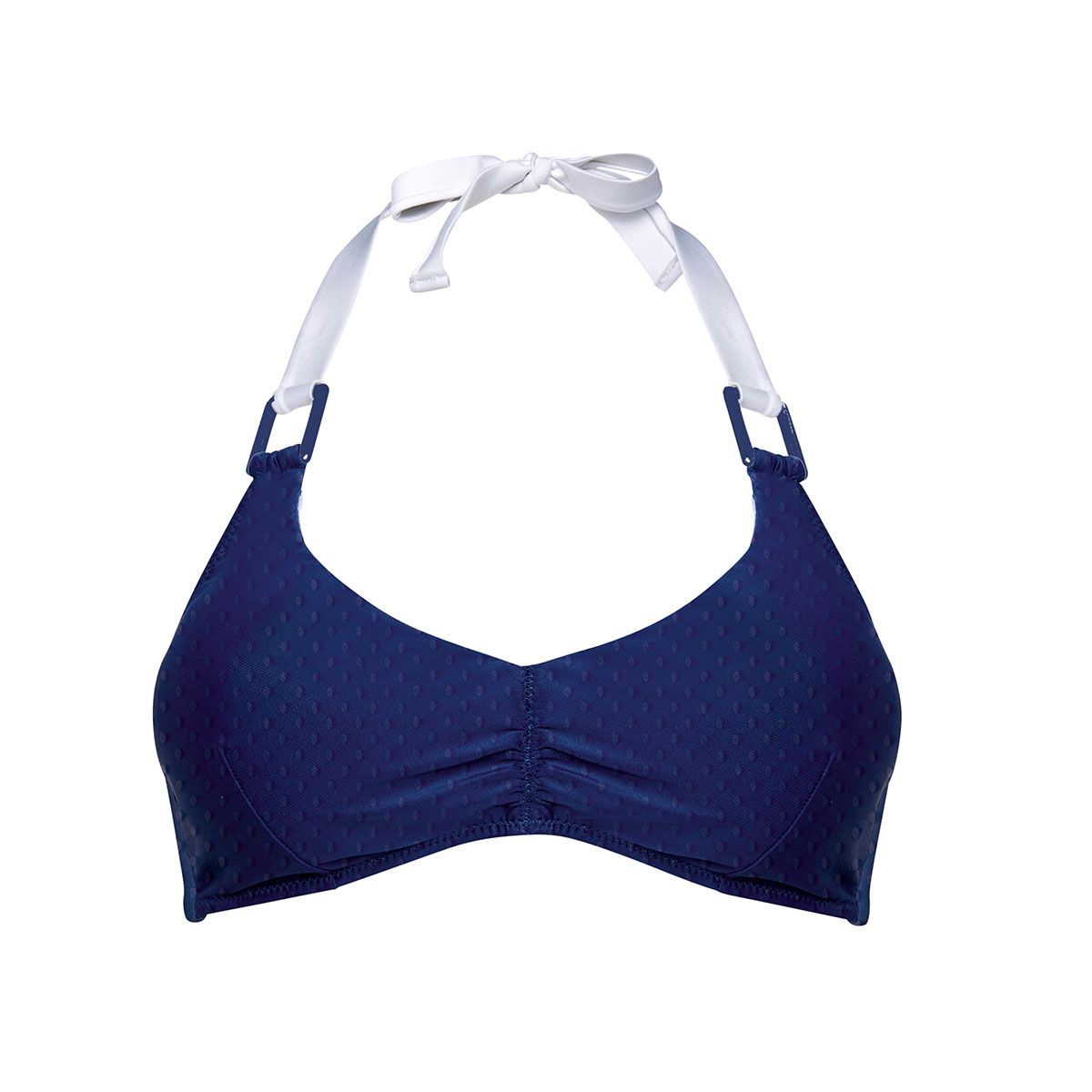 Haut de maillot triangle bleu Paréo