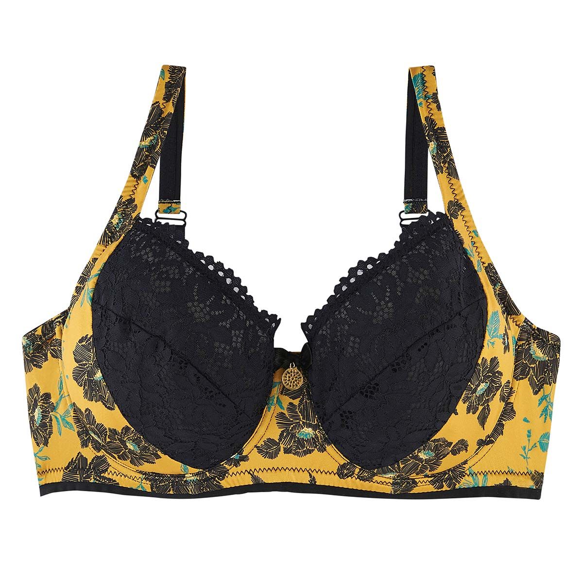 Soutien-gorge grand maintien jaune Babillages