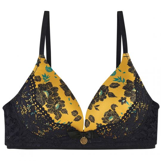 Soutien-gorge triangle jaune Babillages