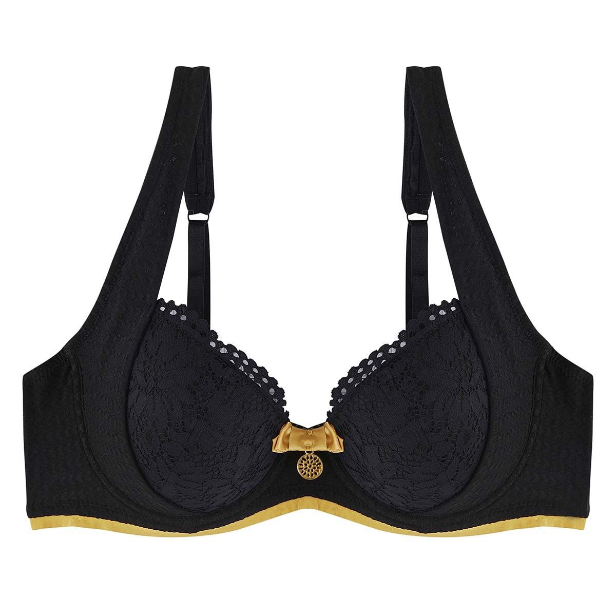 Soutien-gorge ampliforme coque moulée noir Bahamas