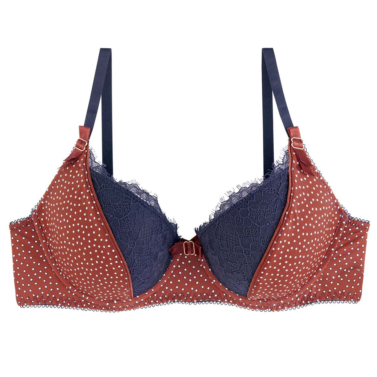 Soutien-gorge ampliforme coque moulée caramel Chocolat - Pomm'Poire - Modalova