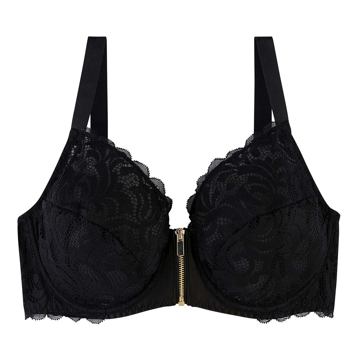 Soutien-gorge grand maintien noir Elixir - Pomm'Poire - Modalova