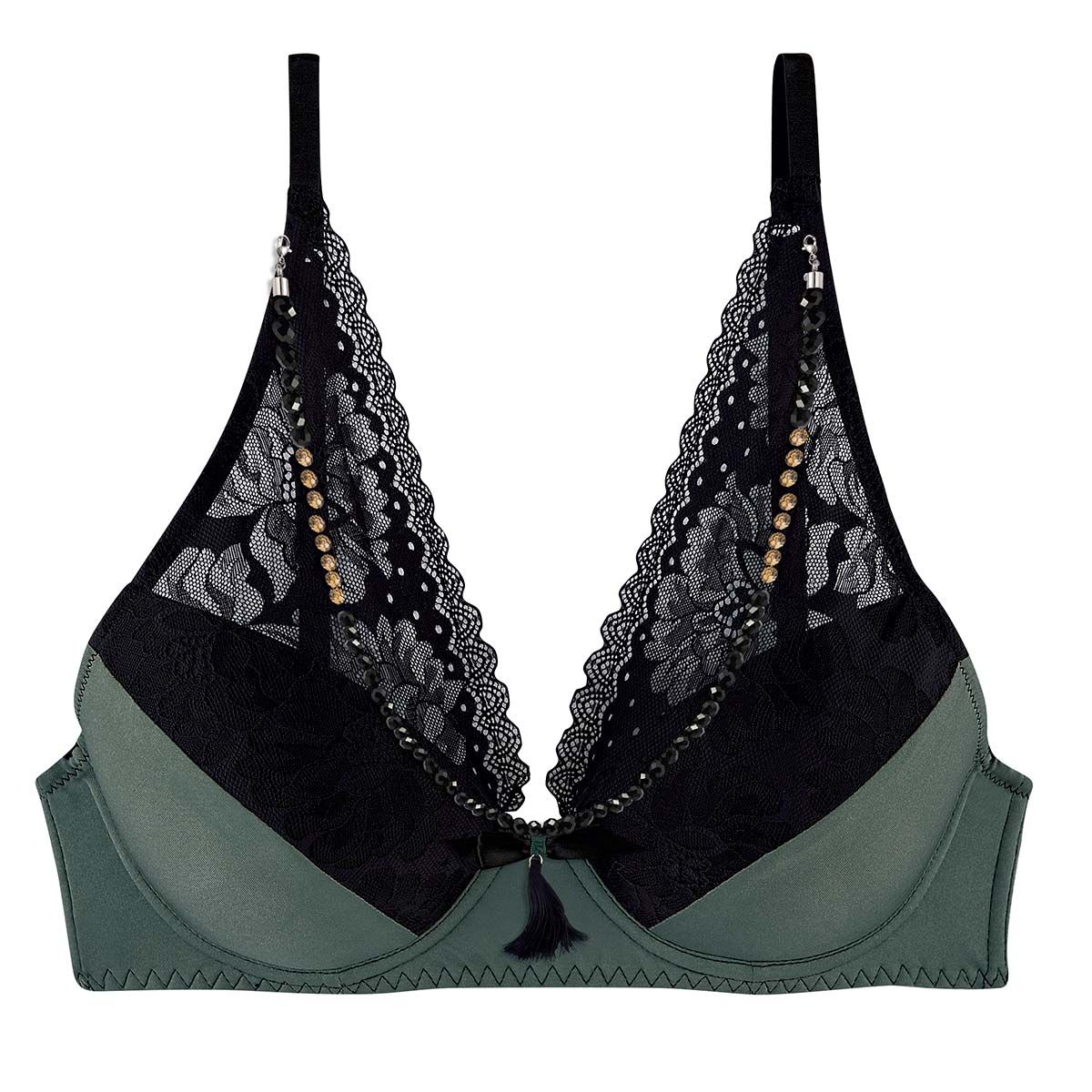 Soutien-gorge ampliforme coque moulée kaki Pole Dance - Pomm'Poire - Modalova
