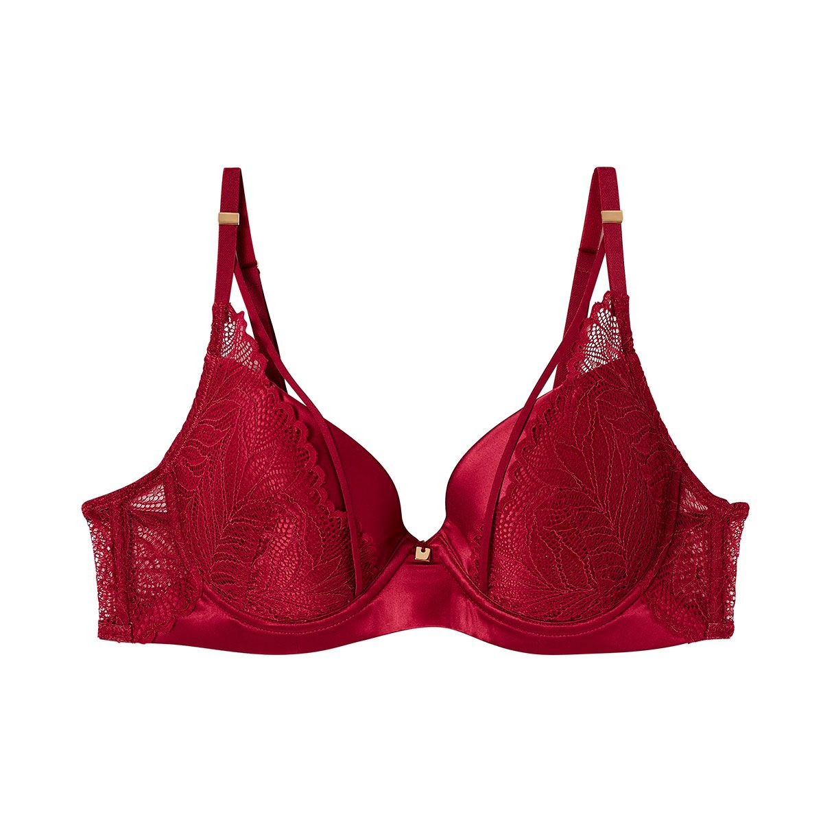 Soutien-gorge ampliforme coque moulée bordeaux Amsterdam