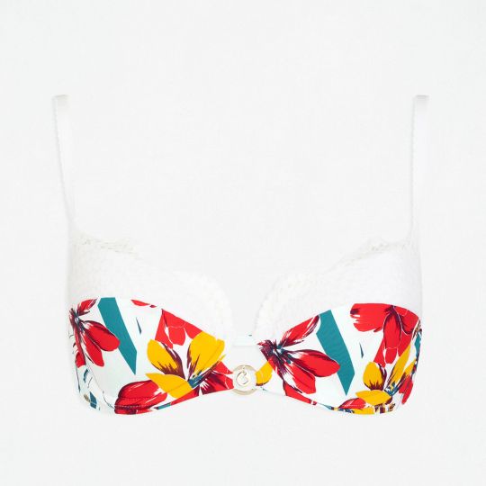 Soutien-gorge ampliforme coque moulée blanc Marilou - vue 0