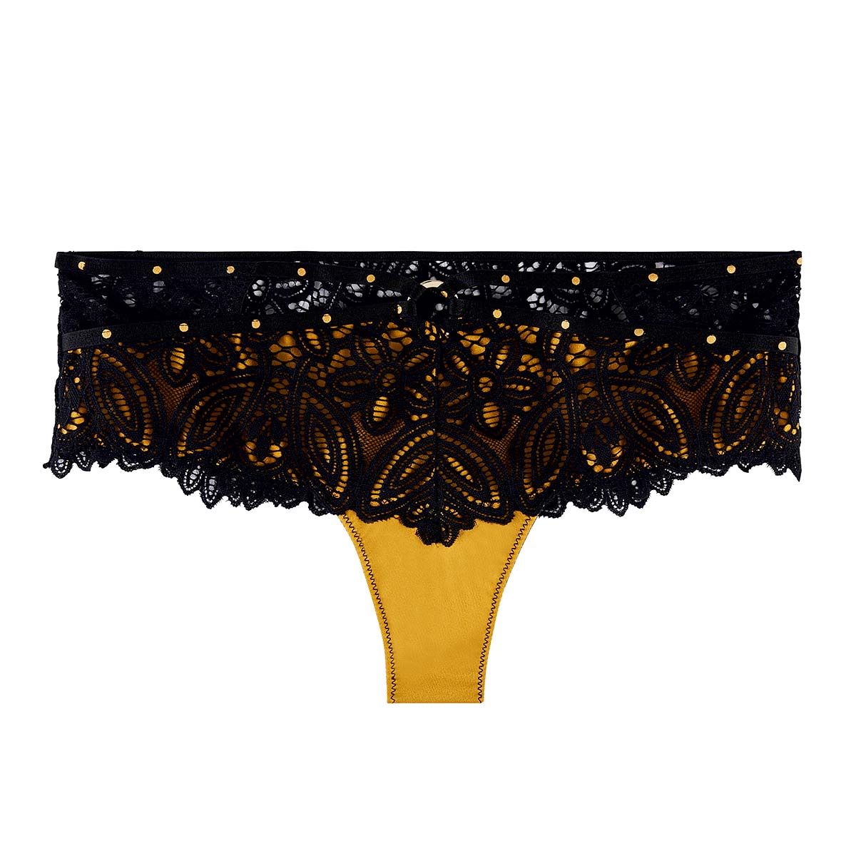 Shorty tanga jaune Saltimbanque - Pomm'Poire - Modalova