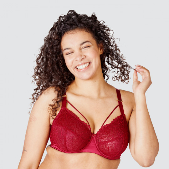 Soutien-gorge grand maintien burgundy Amsterdam